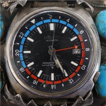 Ansan & Leticia Wallace Zuni Sterling Silver Watch Cuff