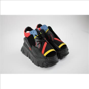 Anthony Wang Gooseberry-01 Black Platform Women's Size 9 Sneakers - MISSING WING