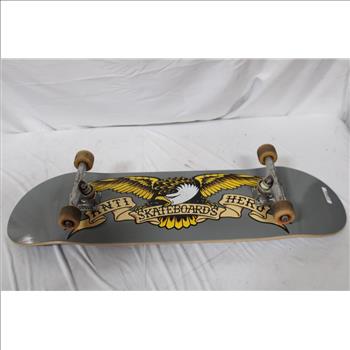Anti-Hero Classic Eagle Skateboard Deck Grey 32