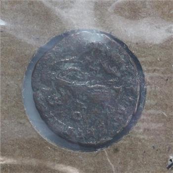 Antique Copper Lead Roman Securitas Coin