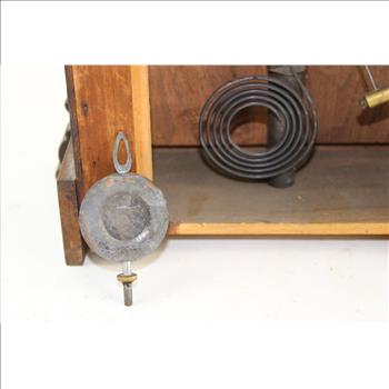 Antique Small Wooden Clock