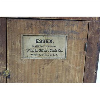 Antique Small Wooden Clock