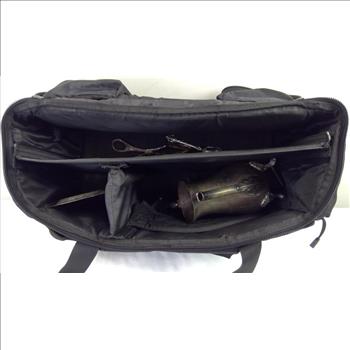 Antique Teapot And Silverware In 5.11 Tactical Bag