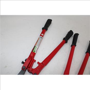 Anvil, Pittsburgh, & Hypertough Bolt Cutters; 3 Pieces