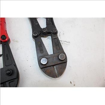 Anvil, Pittsburgh, & Hypertough Bolt Cutters; 3 Pieces