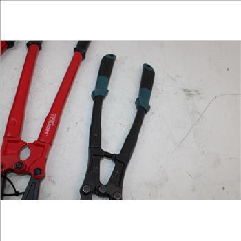 Anvil, Pittsburgh, & Hypertough Bolt Cutters; 3 Pieces