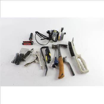 AO Safety Respirator Mask With Filter, Allen Keys, Claw Hammer, And More 5+ Pieces