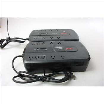 APC UPS Battery Backup For Computer Surge Protector With Battery, 2 Pieces