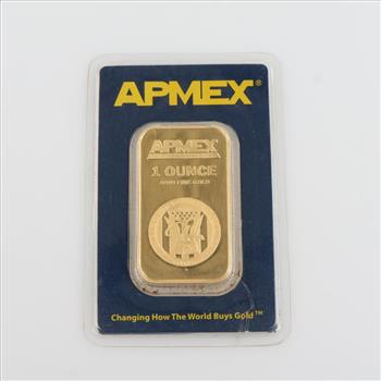 APMEX Fine Gold 1oz Bar