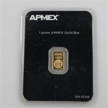 APMEX Fine Gold Bar 1g