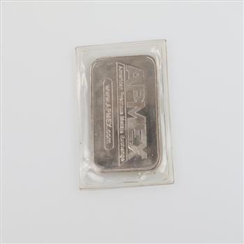APMEX Fine Silver 1 Troy Oz. Bar