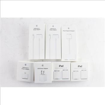 Apple 30-Pin Digital AV Adapter And More, 7 Pieces