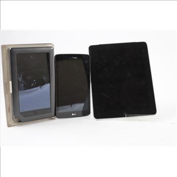 Apple 64GB IPad, Barnes And Noble Nook, And More, 3 Pieces