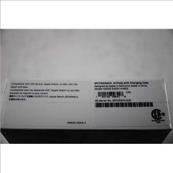 Apple Airpods (2nd Generation), A1602, BRAND NEW