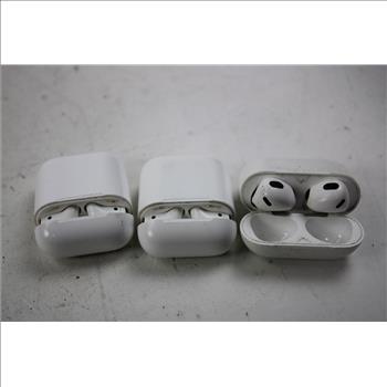 Apple Airpods Bulk Lot 3 Pieces