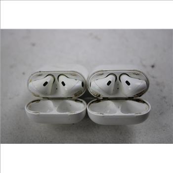 Apple Airpods In Case, 2 Pieces