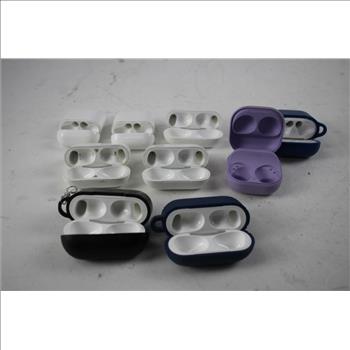 Apple And Samsung Earbud Case Bulk Lot, 9 Pieces