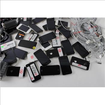 Apple Cell Phone Lot, 30+ Pieces, Sold For Parts And More