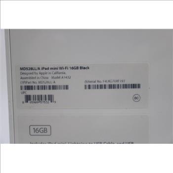 Apple IPad 16GB A1432 (Black)