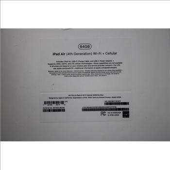 Apple IPad Air (4th Gen) Wi-Fi + Cellular, Sky Blue, 64 GB - NEW IN SEALED BOX