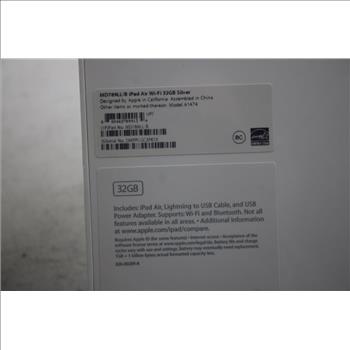 Apple IPad Air, Wi-fi 32GB Silver
