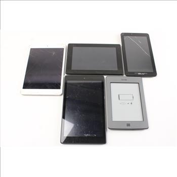 Apple IPad And Other Tablet Bulk Lot 5 Items Total