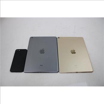 Apple IPad And Pihone Activation Locked, Sold For Parts, 3 Pieces