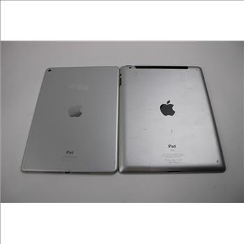 Apple IPad Bulk Lot, 2 Pieces, SOLD FOR PARTS