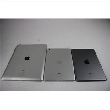 Apple IPad Bulk Lot, 3 Pieces, Carrier Unknown, Sold For Parts