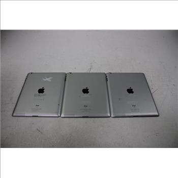 Apple IPad Bulk Lot, 3 Pieces, SOLD FOR PARTS