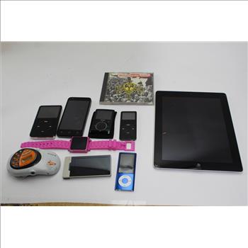 Apple Ipad, Ipods, Alcatel Phone+ More 10 Pieces