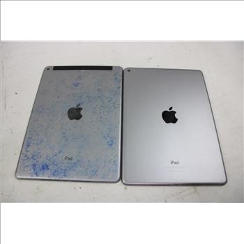 Apple IPad Lot, IPad Air 2 (2nd Generation), Activation Locked, Sold For Parts, 2 Pieces