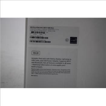 Apple IPad Mini 2 16GB, Silver
