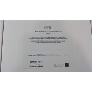 Apple IPad Pro, 512GB, 3rd Gen