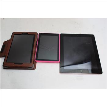 Apple Ipad, Rca Tablet, Amazon Tablet 3 Pieces