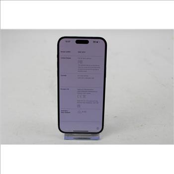 Apple IPhone 14 Pro Max, 256GB, Unknown Carrier, Locked To Owner - SOLD FOR PARTS ONLY