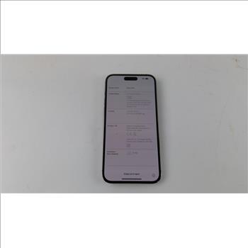 Apple IPhone 14 Pro Max Activation Locked, Sold For Parts
