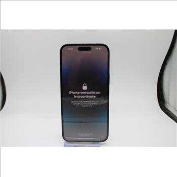 Apple IPhone 14 Pro Max, Black, 256 GB, Unknown Carrier, Locked To Owner - SOLD FOR PARTS ONLY