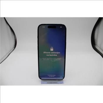 Apple IPhone 15, 128 GB, Unknown Carrier, Locked To Owner - SOLD FOR PARTS ONLY