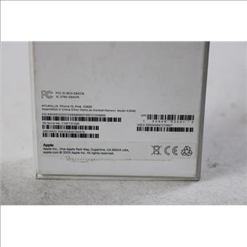 Apple IPhone 15, 128GB, Unknown Carrier - NEW IN OPEN BOX - BLACKLISTED SOLD FOR PARTS ONLY