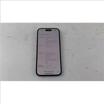 Apple IPhone 15, Activation Locked, Sold For Parts