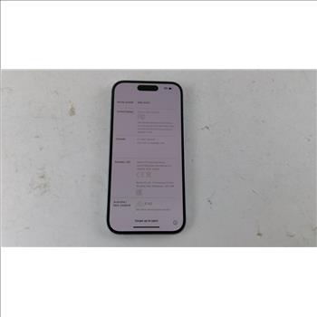 Apple IPhone 15, Activation Locked, Sold For Parts