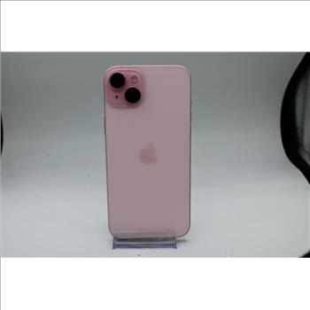 Apple IPhone 15 Plus, Pink, 256 GB, Unknown Carrier, Locked To Owner - SOLD FOR PARTS ONLY