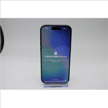 Apple IPhone 15 Pro, 128 GB, Unknown Carrier, Locked To Owner - SOLD FOR PARTS ONLY