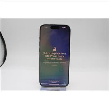 Apple IPhone 15 Pro, 128GB, Unknown Carrier, Locked To Owner - SOLD FOR PARTS ONLY