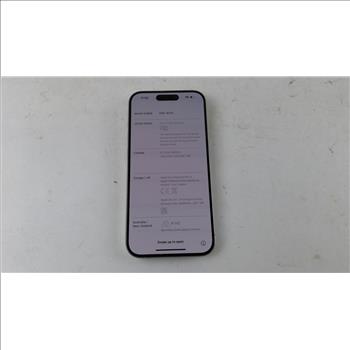 Apple IPhone 15 Pro, Activation Locked, Sold For Parts