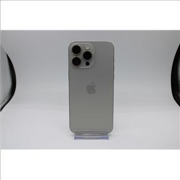 Apple IPhone 15 Pro Max, 256 GB, Unknown Carrier, Locked To Owner - SOLD FOR PARTS ONLY