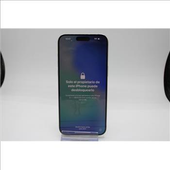 Apple IPhone 15 Pro Max, 256 GB, Unknown Carrier, Locked To Owner - SOLD FOR PARTS ONLY