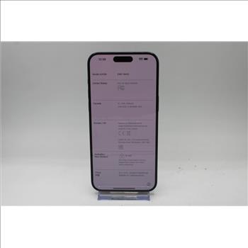 Apple IPhone 15 Pro Max , 256GB, Unknown Carrier, Locked To Owner - SOLD FOR PARTS ONLY