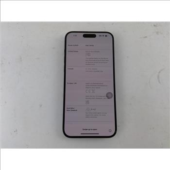 Apple IPhone 15 Pro Max Activation Locked, Sold For Parts